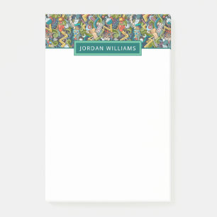 Add Your Name   Abstract Art Medical Icon Pattern Post-it Notes