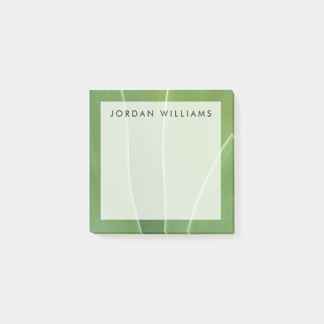Add Your Name | Agave Plant Close Up Post-it Notes (Front)