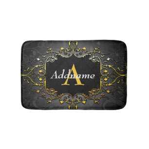 Add your name and initial bath mat