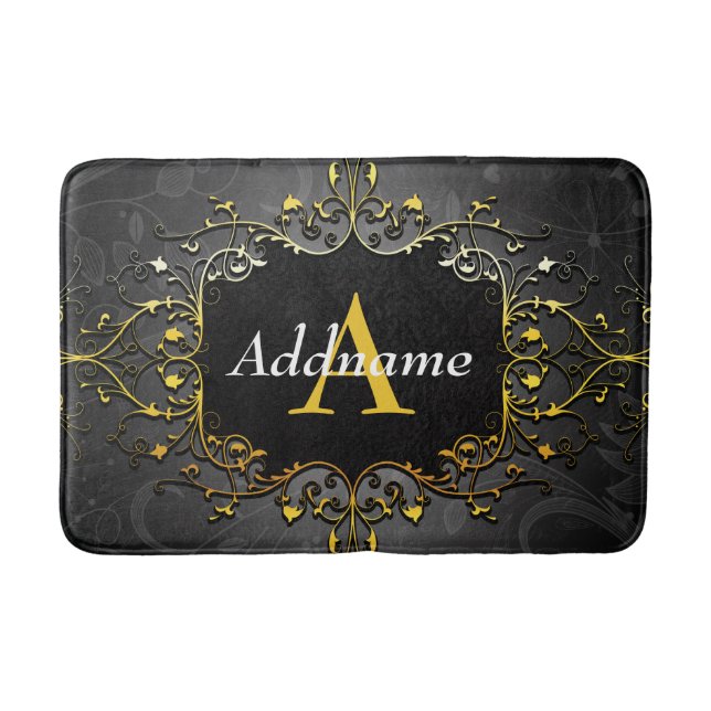 Add your name and initial bath mat (Front)