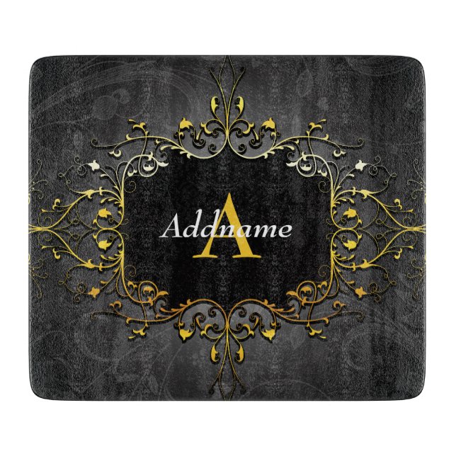 Add your name and initial cutting board (Front)