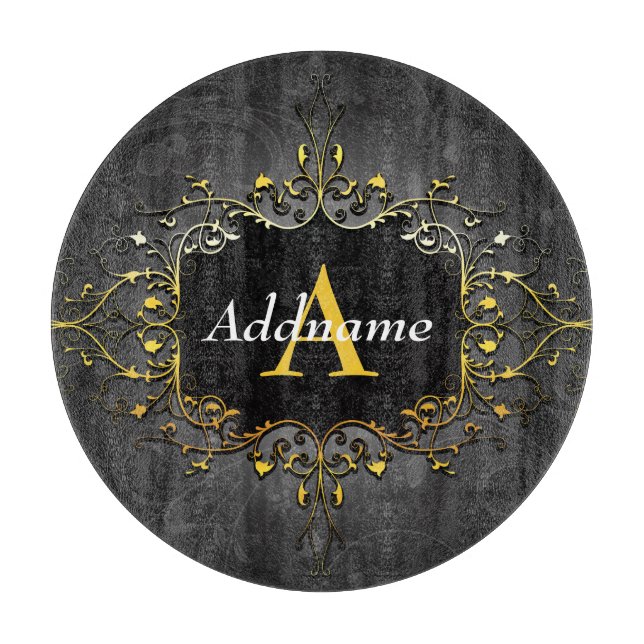 Add your name and initial cutting board (Front)