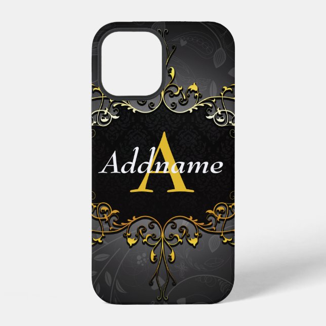 Add your name and initial iPhone case (Back)