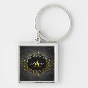 Add your name and initial key ring