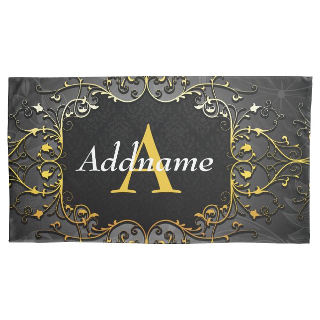 Add your name and initial pillowcase (Front)