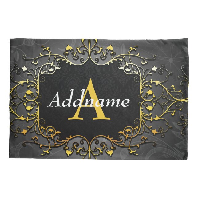 Add your name and initial pillowcase (Back)