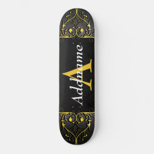 Add your name and initial skateboard