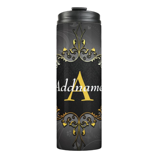 Add your name and initial thermal tumbler (Front)