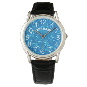 Add Your Name and Photo Swimming Pool Water Watch