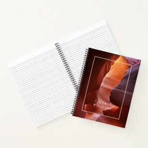 Add Your Name Antelope Canyon Slot Formations Notebook