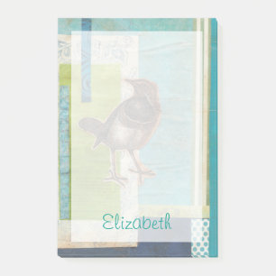 Add Your Name Avian Scrapbook I Post-it Notes