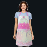 add your name big cake design apron<br><div class="desc">big cake apron</div>