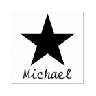 Add Your Name black Star Self-Inking Stamp