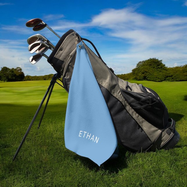Add Your Name | Blue Golf Towel (Creator Uploaded)
