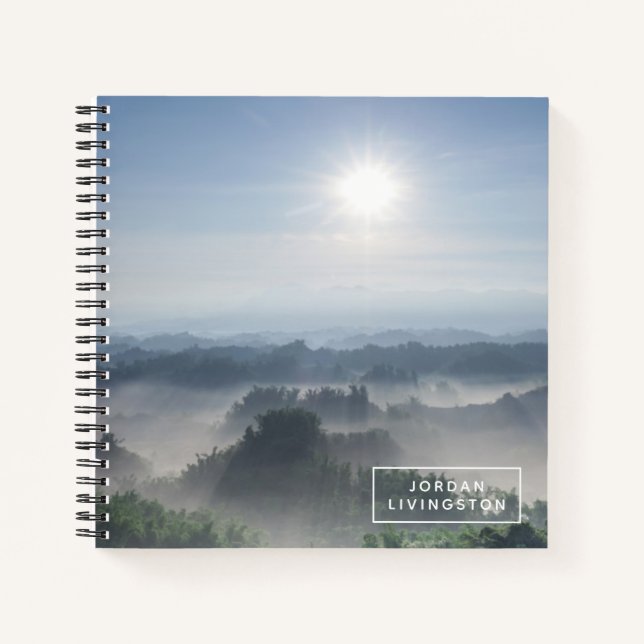 Add Your Name | Bright Sunlight in the Bamboo Tree Notebook (Front)