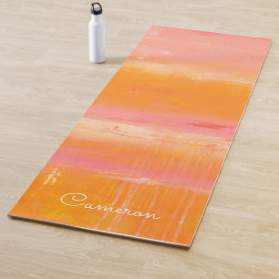 Add Your Name Caribbean Sky Yoga Mat