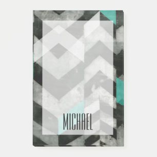 Add Your Name Chevron Exclusion II Post-it Notes