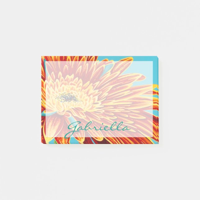 Add Your Name | Colour Bursts I Post-it Notes (Front)