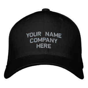 Add Your Name Custom Text Colour Embroidered Cap