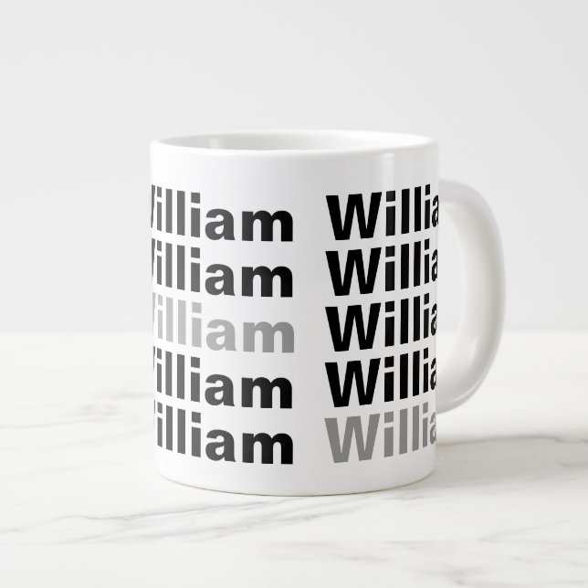 Add Your Name Customisable 2 Large Coffee Mug (Front Right)