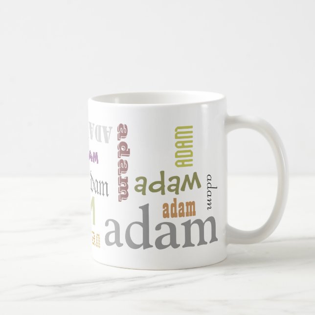 Add Your Name Customisable Coffee Mug (Right)