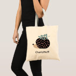 Add Your name Cute Hedgehog Tote Bag<br><div class="desc">Add Your name Cute Hedgehog Tote Bag.</div>