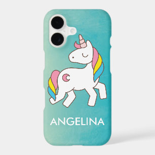 Add Your Name Cute Magical Unicorn Personalised