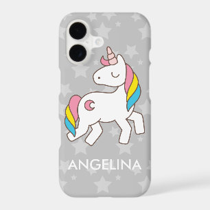 Add Your Name Cute Magical Unicorn Personalized