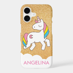 Add Your Name Cute Magical Unicorn Personalized