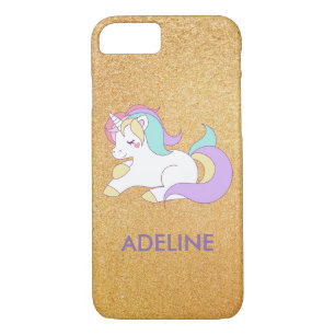 Add Your Name Cute Magical Unicorn Personalized iPhone 8/7 Case