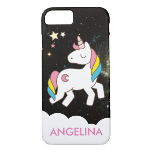 Add Your Name Cute Magical Unicorn Personalized iPhone 8/7 Case