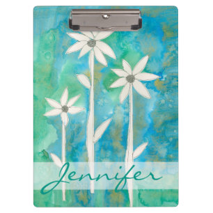 Add Your Name   Dainty Daisies I Clipboard