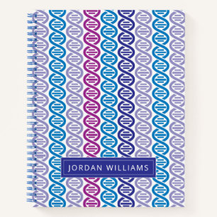 Add Your Name DNA Pattern Notebook