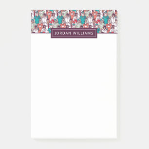 Add Your Name   Doctor & Surgeon Pattern Post-it Notes