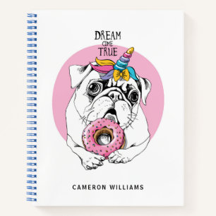Add Your Name   Dream Come True Notebook