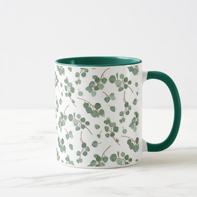 Add Your Name | Eucalyptus Silver Dollar Tree Mug (Right)