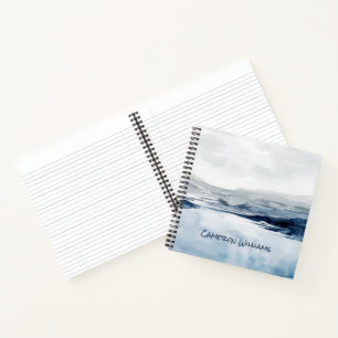 Add Your Name   Faded Horizon II Notebook
