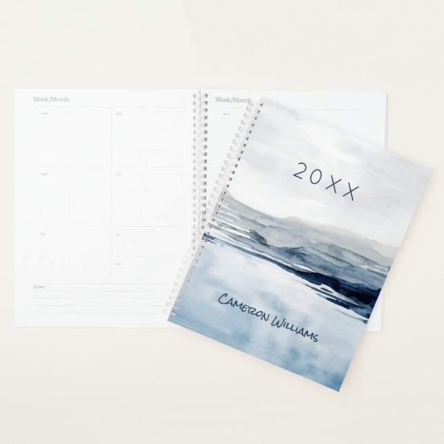 Add Your Name | Faded Horizon II Planner (Display)