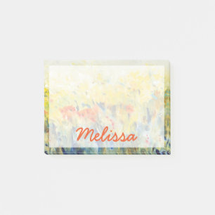 Add Your Name Flowers Sway II Post-it Notes