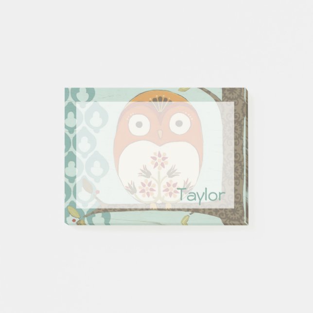 Add Your Name | Forest Whimsy I Post-it Notes (Front)
