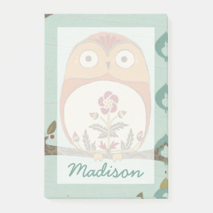 Add Your Name   Forest Whimsy II Post-it Notes