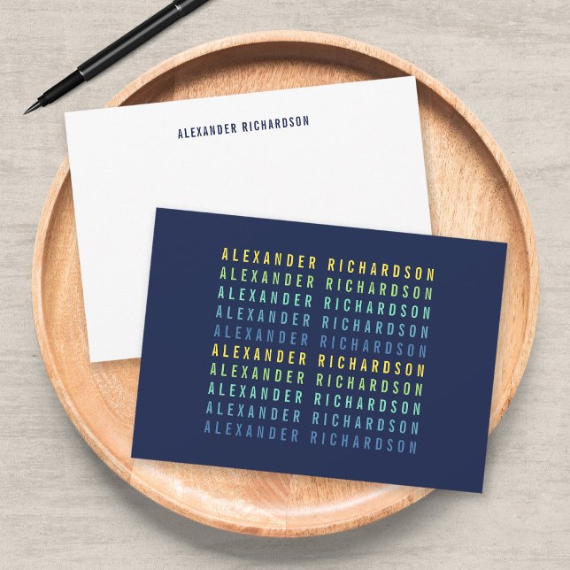 Add Your Name Fun Colour Gradient Card (Creator Uploaded)