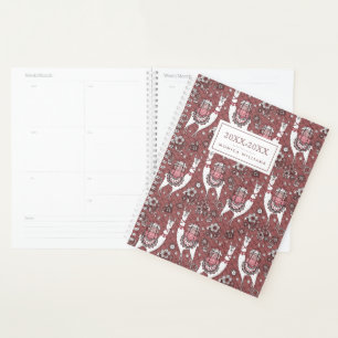 Add Your Name Funny Llamas Pattern Planner