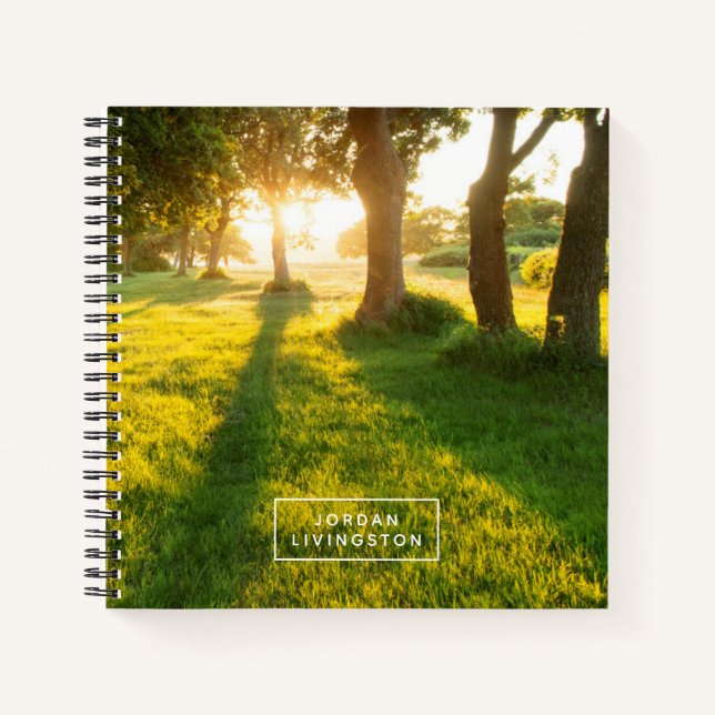 Add Your Name | Garden Of Eden Oak Trees Notebook (Front)