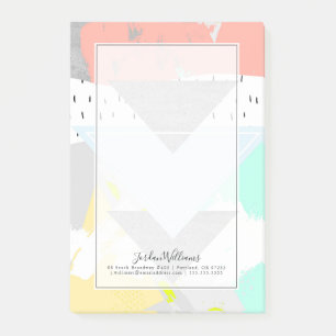 Add Your Name   Geometric Art Print Post-it Notes