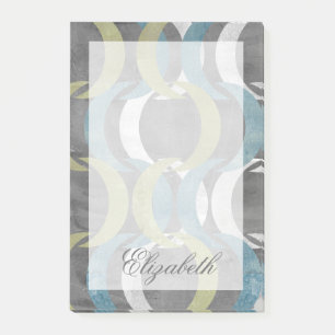 Add Your Name Geometric Repeat I Post-it Notes