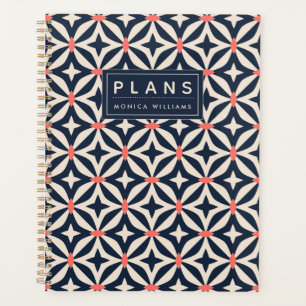 Add Your Name Geometric Star Pattern Planner