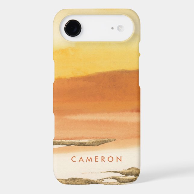 Add Your Name | Gilded Amber Case-Mate iPhone Case (Back)