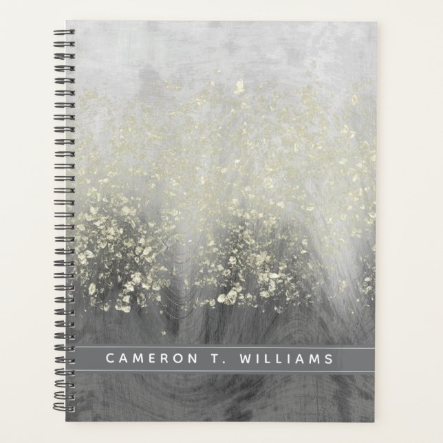 Add Your Name | Glitter Swirl Planner (Front)