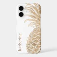 Add Your Name | Gold Tropical Pinneapple